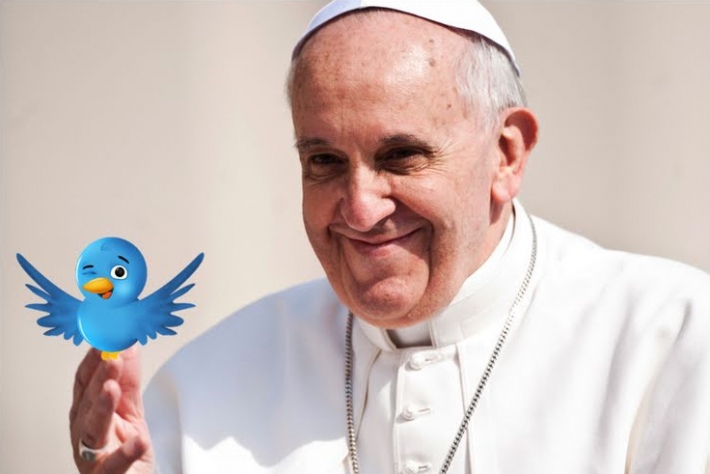 На Твиттер Папы подписались уже 22 млн. человек