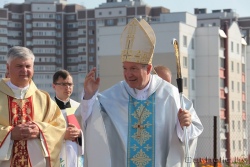 Кардинал Шенборн освятил новый костел в Минске