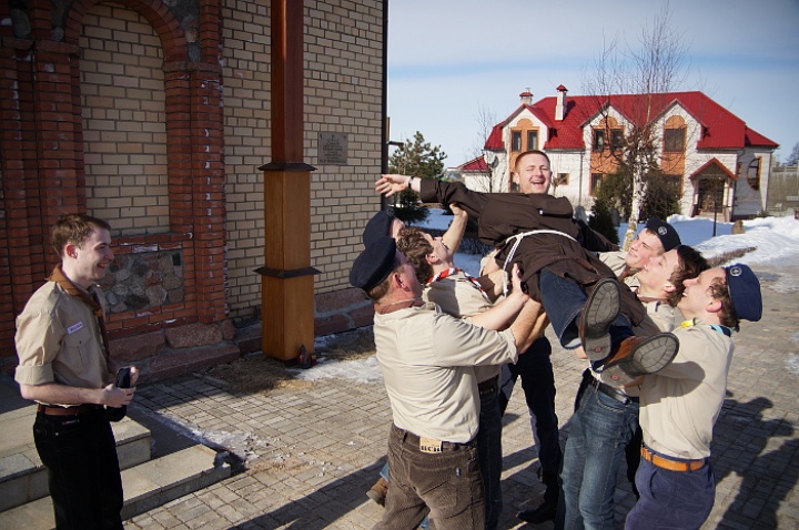 Белорусские скауты встретились на духовных упражнениях [фото]
