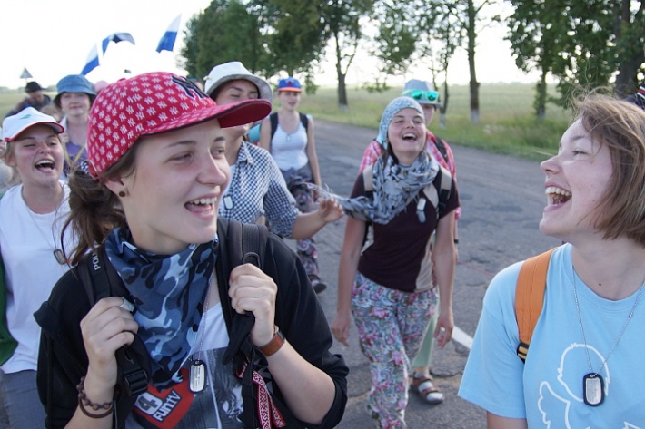 ФОТО, ВИДЕО: пешая пилигримка в Будслав