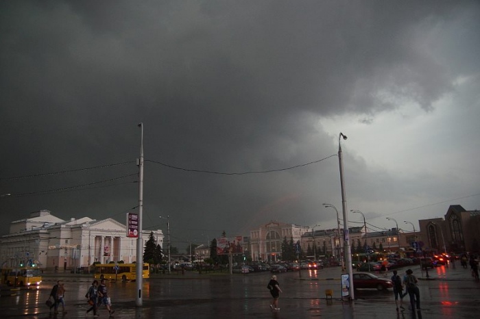 В Гомельской области во время грозы погиб мужчина