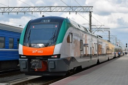 В Гомеле запустили первую электричку Stadler до Минска