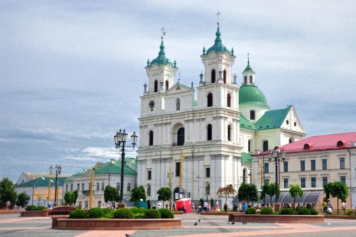 Лестница костела в Гродно спасла жизнь бесправнику