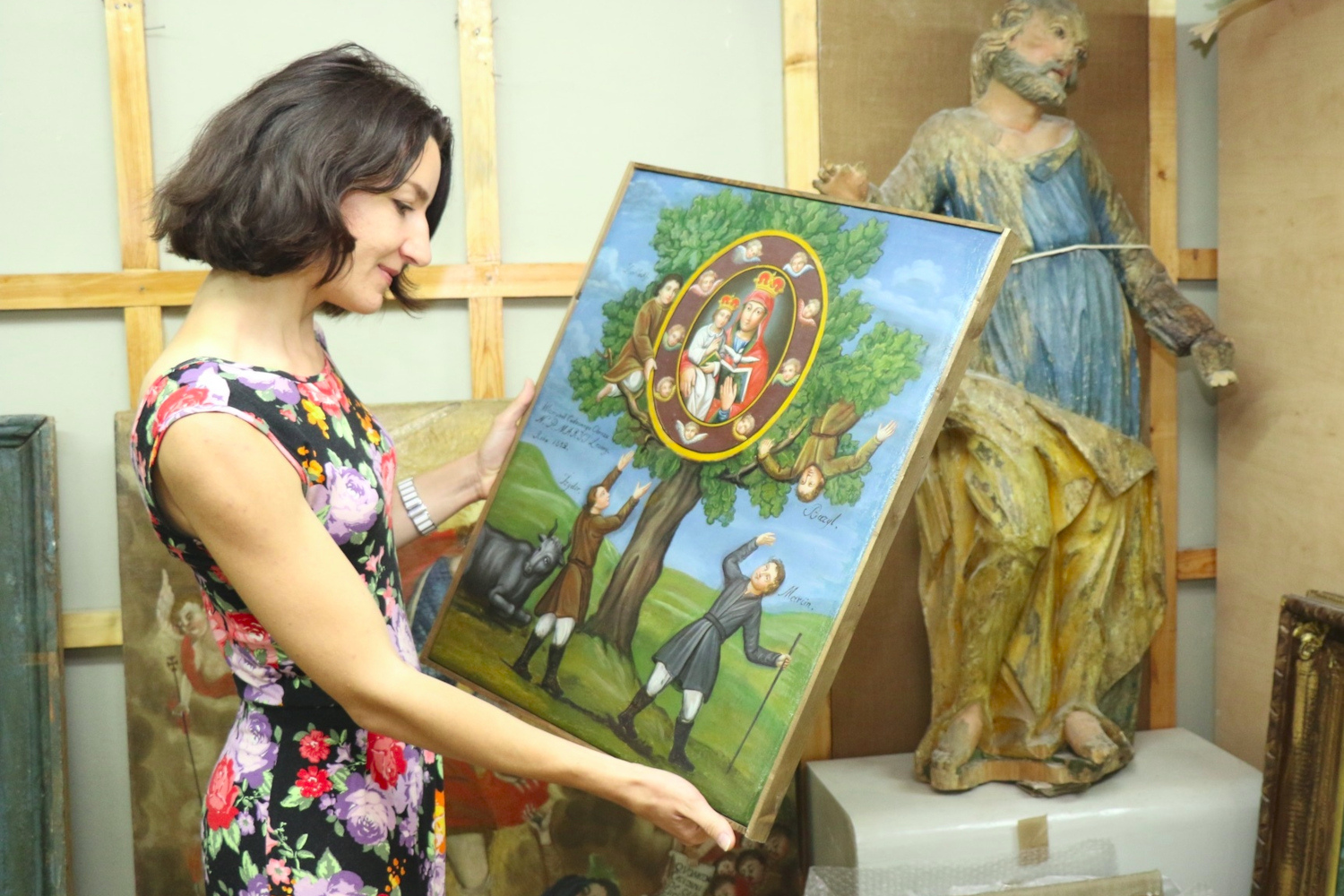 Ученая из Академии наук начала знакомить в сети со старинными беларусскими иконами. Первая – Божьей Матери Снежной