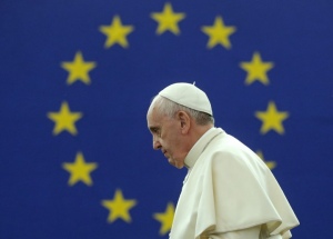 Папа в Европарламенте: Европа - бесплодная едва живая бабушка