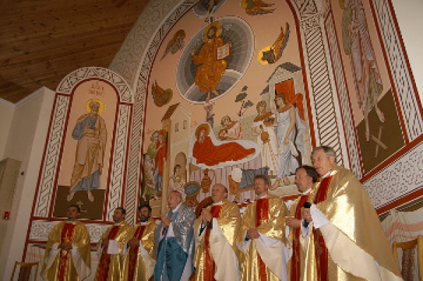 На приходском празднике гомельского костела епископ освятил алтарную икону (ФОТО, ВИДЕО)